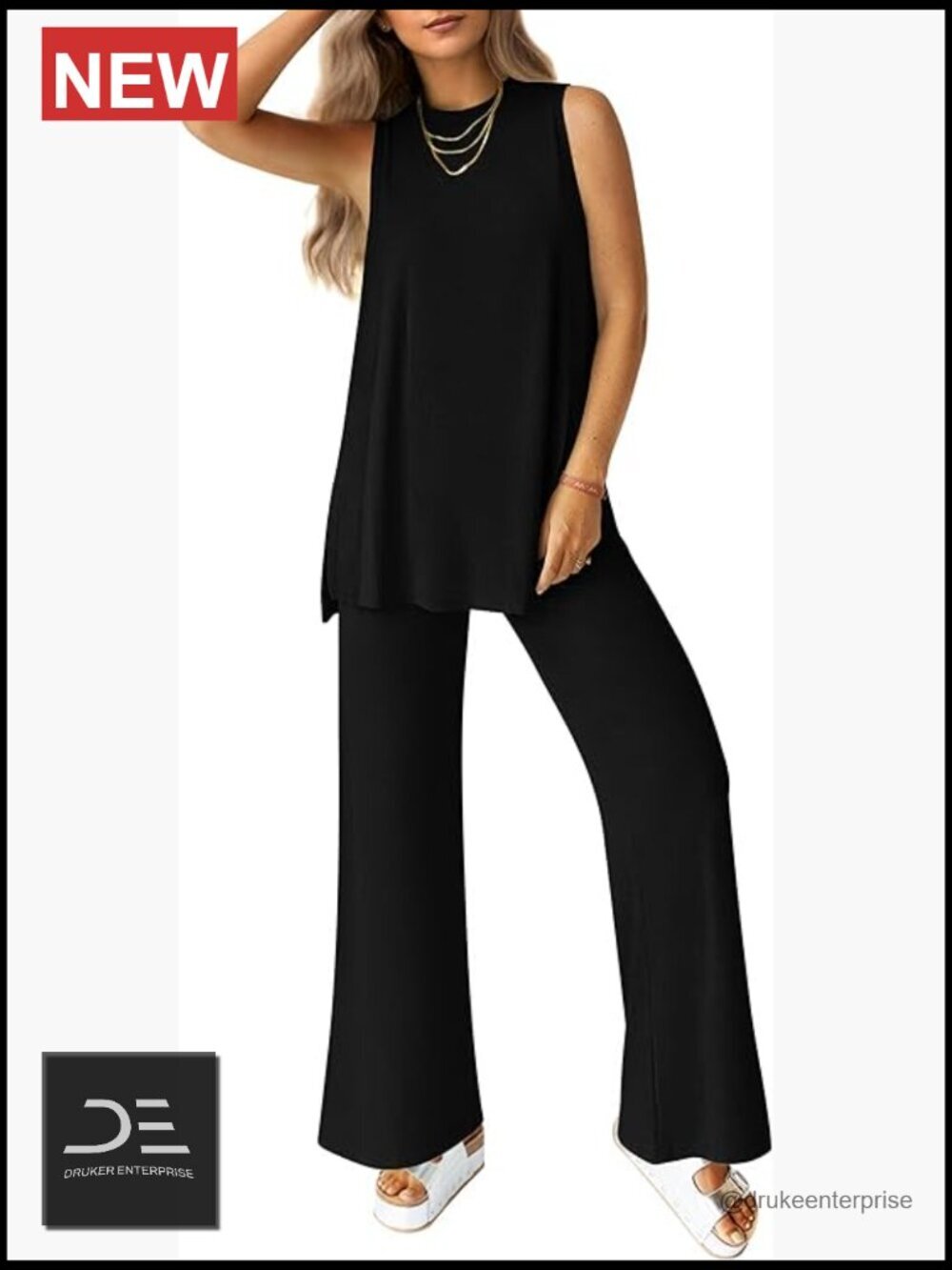 2 Piece Lounge Set for Women Summer Casual Track Suit with Pockets